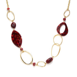 Sahoua - Sautoir rouge