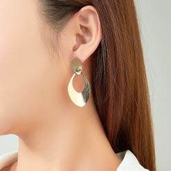 Ganaelle - Boucle d'oreille percée argentée