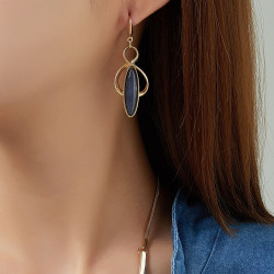 Emla - Boucle d'oreille crochet Orange