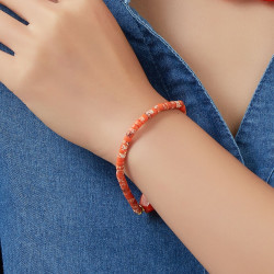 Ulfa - Bracelet acier bleu marine