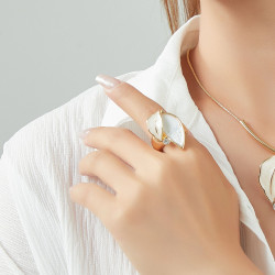 Echire - Bague élastique orange