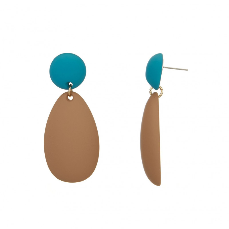 Eris - Boucle d'oreille percée taupe