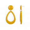 Fernanda - Boucle d'oreille percée jaune