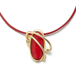 Ekila - Collier Rouge