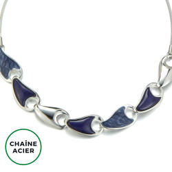 Elisavet - Collier Bleu marine