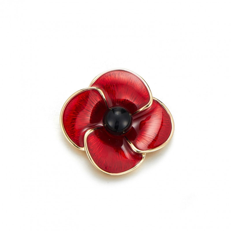 Karissa - Broche rouge