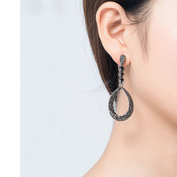 Maeli - Boucles d'oreilles tige gris 2