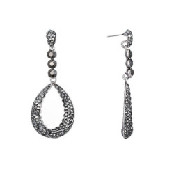 Maeli - Boucles d'oreilles tige gris