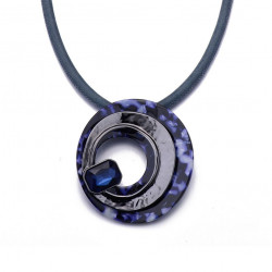 Batilde - Collier bleu