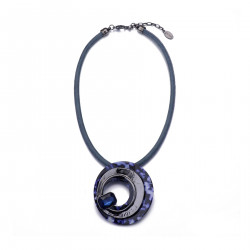 Batilde - Collier bleu