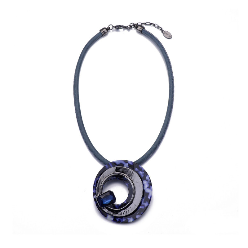 Batilde - Collier bleu