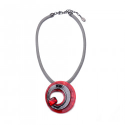 Batilde - Collier rouge
