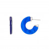 Bayo - Boucle d'oreille tige Bleue