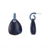 Ebdar - Boucle d'oreille Acier Bleue