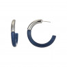 Elizabeta - Boucle d'oreille tige Bleue