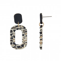 Elisabeti - Boucle d'oreille tige Noire