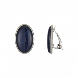Eirene - Boucle d'oreille clip Bleue