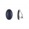 Eirene - Boucle d'oreille clip Bleue