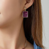 Eline - Boucle d'oreille tige Multicolore