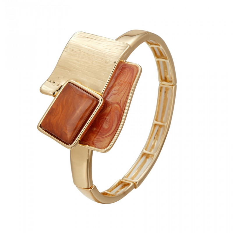 Eline - Bracelet élastique Orange