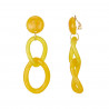 Emeline - Boucle d'oreille clip Jaune
