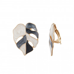 Binta - Boucle d'oreille clip Noire