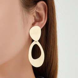 Ginette - Boucle d'oreille clip Argentée