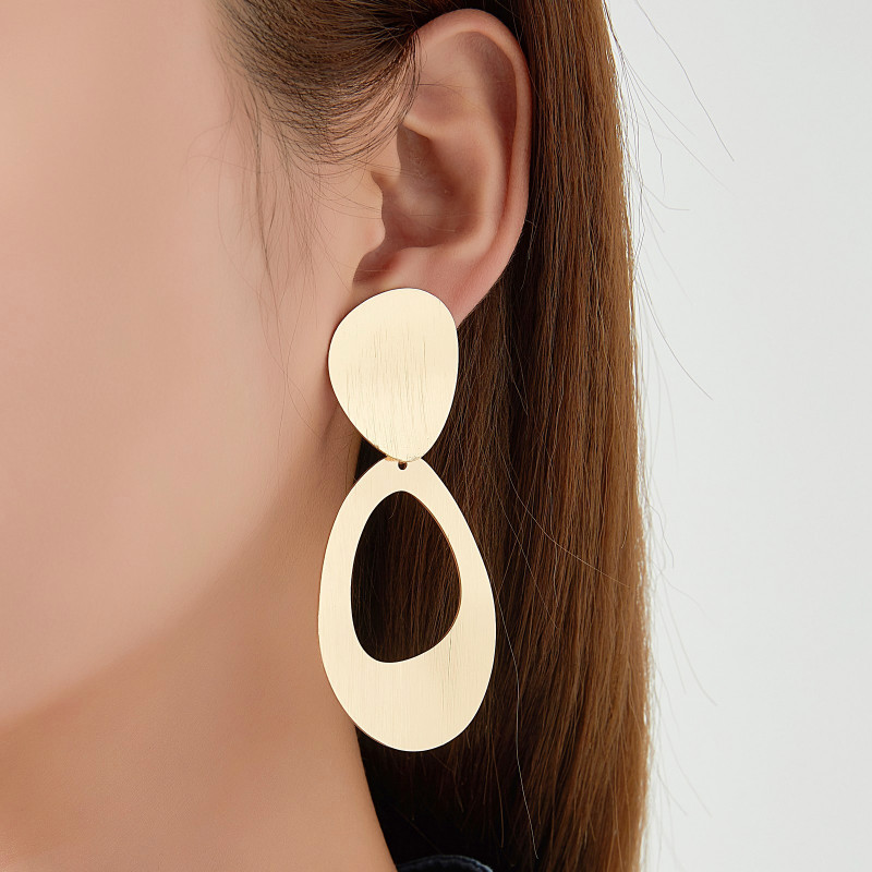 Ginette - Boucle d'oreille clip Dorée