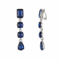 Wattana- Boucle d'oreille clip Bleue