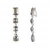 Wattana- Boucle d'oreille clip Grise