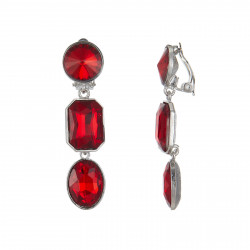 Winter - Boucle d'oreille clip Rouge