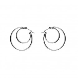 Wahida - Boucle d'oreille tige noire