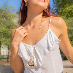 Gaiana - Sautoir bleu