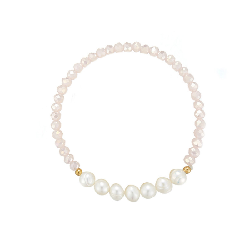 Udve - Bracelet élastique acier Rose