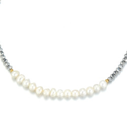 Udve - Collier acier Gris