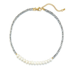 Udve - Collier acier Gris