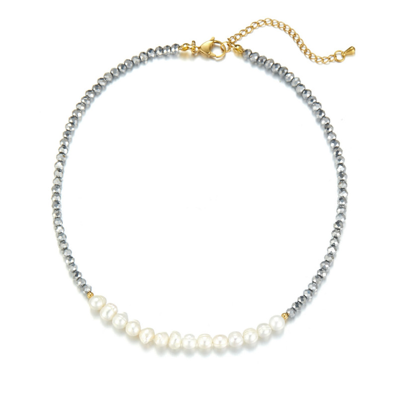 Udve - Collier acier Gris