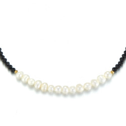 Udve - Collier acier Noir