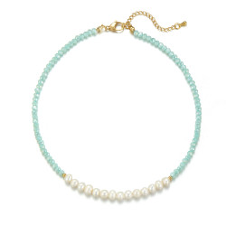 Udve - Collier acier Vert...