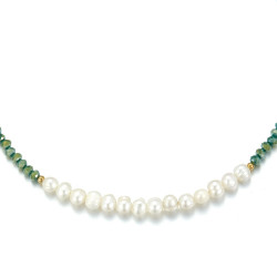 Udve - Collier acier Vert