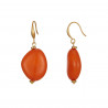 Unelma - Boucle d'oreille Acier Orange