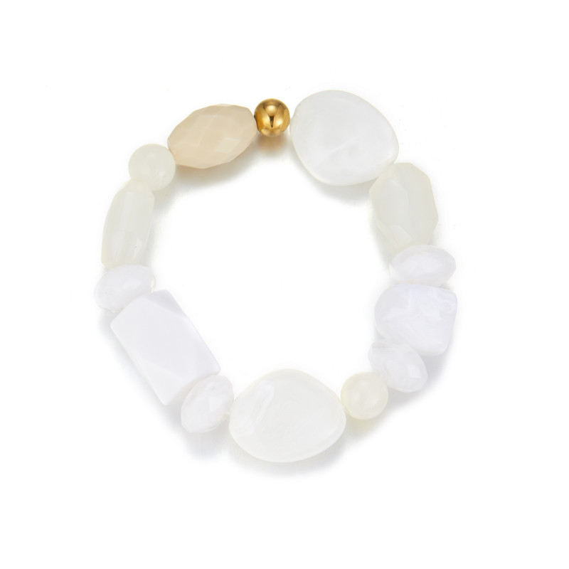Unelma - Bracelet Acier Blanc