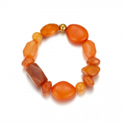 Unelma - Bracelet Acier Orange