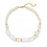 Unelma - Collier Acier Blanc