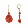 Urako - Boucle d'oreille Acier Orange