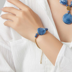 Urako - Bracelet Acier Orange