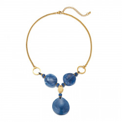Urako - Collier Acier Bleu