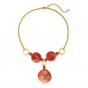 Urako - Collier Acier Orange
