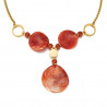 Urako - Collier Acier Orange