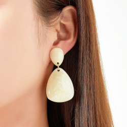 Eudeline - Boucle d'oreille clip Bleue